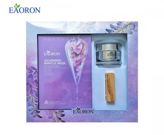 Eaoron 蓝楹花奇迹面膜礼品套装 3件套(紫面膜 1盒+水光霜 1瓶+变色口红 1支) Eaoron 蓝楹花奇迹面膜礼品套装 3件套(紫面膜 1盒+水光霜 1瓶+变色口红 1支)